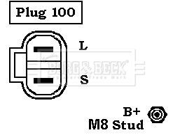 BORG & BECK Generaator BBA2485